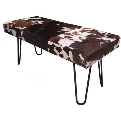 Cowhide Bench | Wayfair